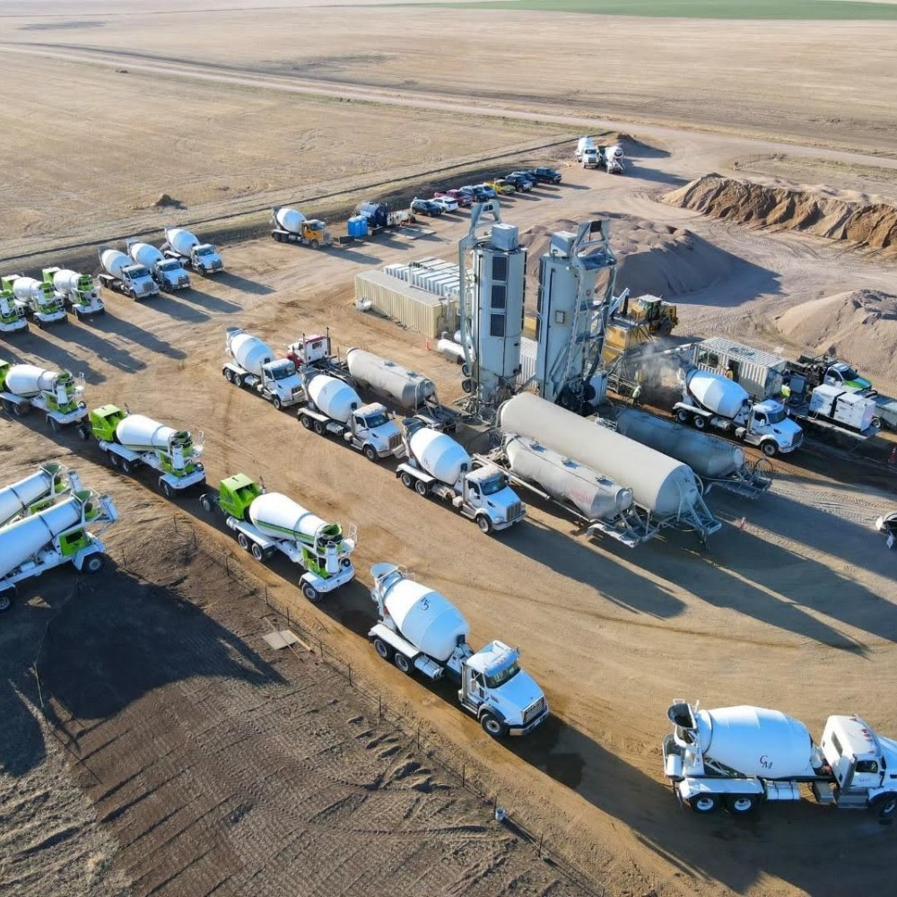 portables aerial shot